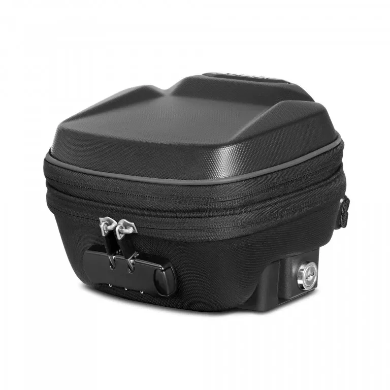 Tankvak SHAD X0SE03CLP E03CL PRO click systém se zámkem a klíčkem + zamykání zipu číselným zámkem (3-4 L zvětšovací)