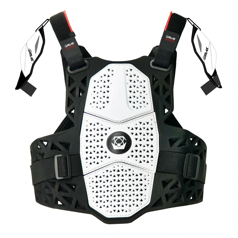 Dětský (juniorský) chránič těla + ramen ATLAS CHARGER CE L1, dětský (bílá)