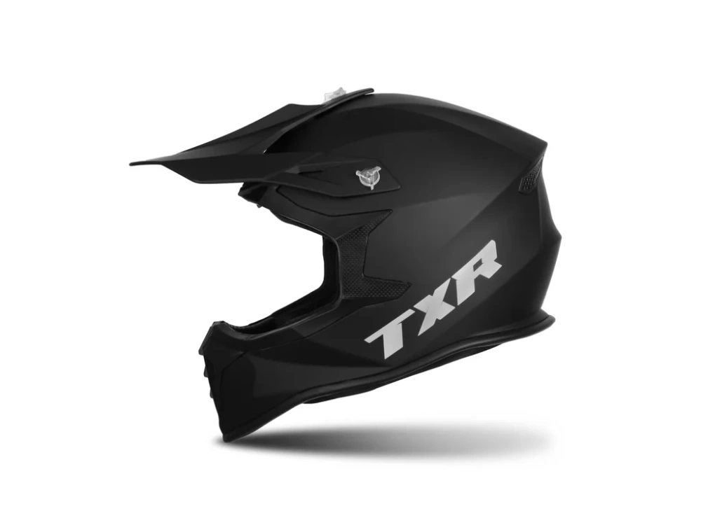 Motokrosová helma na motorku TXR Fury, černá matná