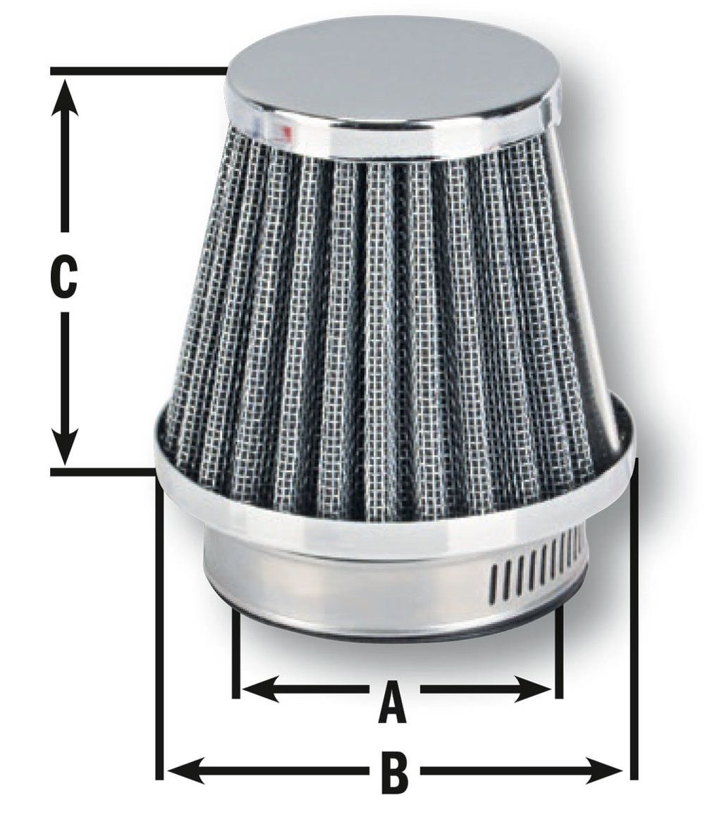 Otevřený vzduchový filtr Delo Power 40 - 44 mm