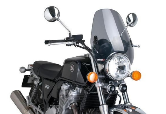 Plexi na motorku Puig Custom II 0336H "Touring" tónované