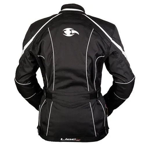 Textilní dámská moto-bunda MBW Nikita black, 3-vrstvá DOPRAVA ZDARMA