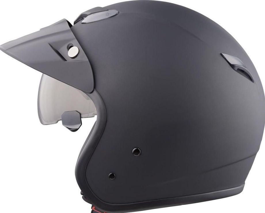 Helma na motorku MTR Jet Sun (Highway 1 JX2 SUN), černá matná - v.S