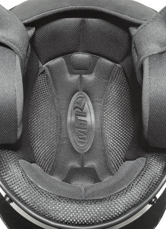 MTR Jet Fiber černá matná helma na motorku  - v.XS