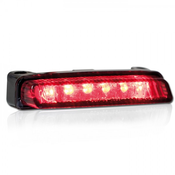 LED mini koncové světlo "Blade" tónované, 78 x 16 mm pro motocykl