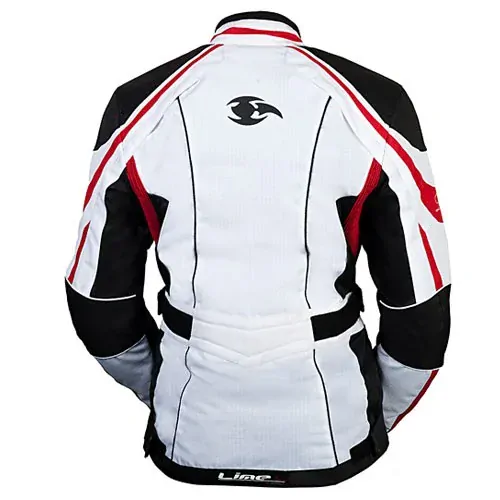 Textilní dámská moto-bunda MBW Nikita Red, 3-vrstvá DOPRAVA ZDARMA