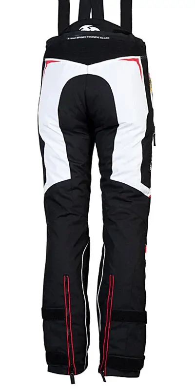 Textil. dámské moto-kalhoty MBW Evelin Red, 3-vrstvé DOPRAVA ZDARMA