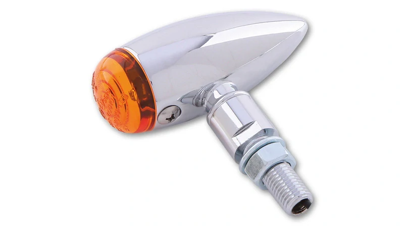 Blinkry na motorku Highsider "Micro Bullet" chrom , pár