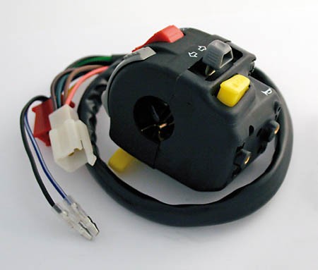 Universální přepínač na řídítka moto a ATV levý