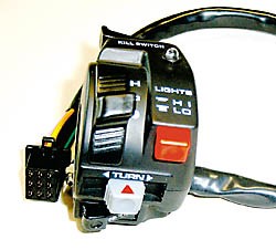 Přepínač na řídítka moto a ATV uni