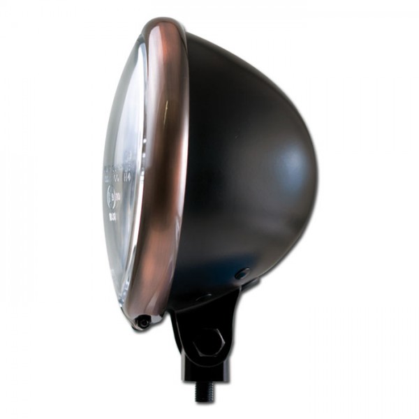 Světlo "Bates" retro, 5.75" (155 mm) H4 uni moto