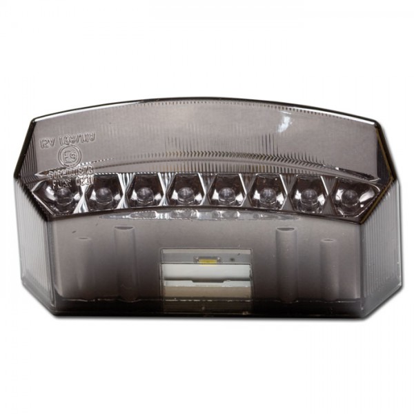 Světlo "Teramo" s osvitem SPZ 110x27 mm LED moto