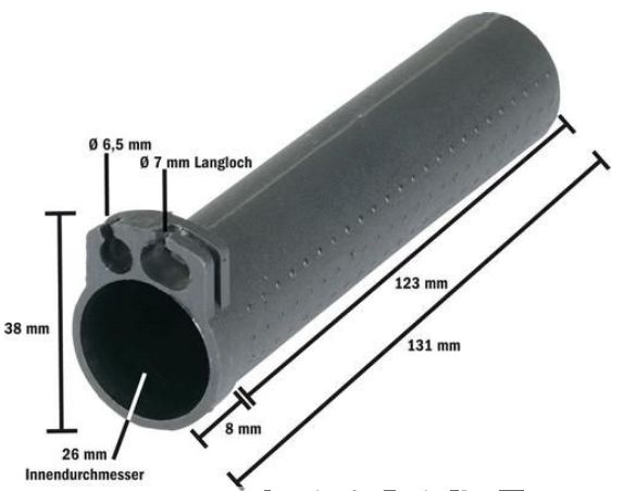 Plynová rukojeť universální pro palcová řídítka 25,4 mm