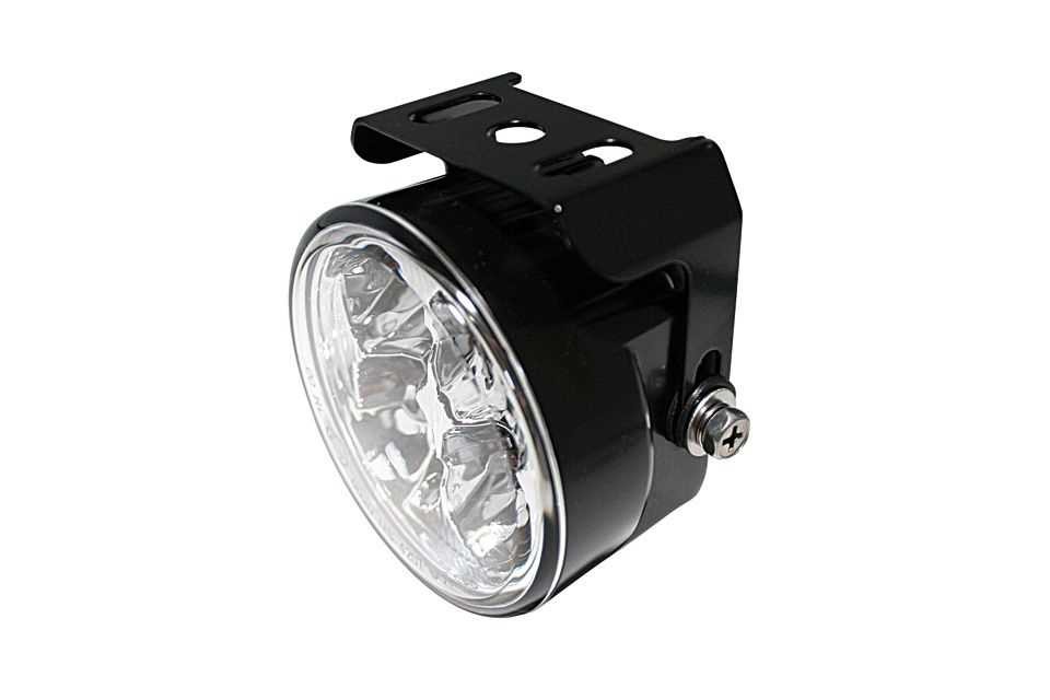 Světlo pro denní svícení DRL 4 LED kulaté na motorku, kus