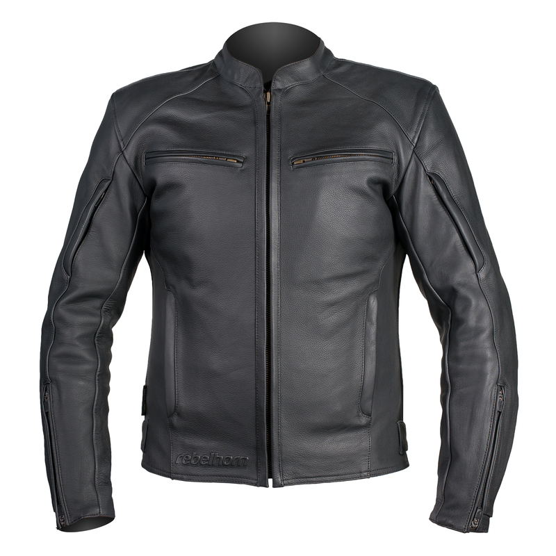 Kožená bunda na motorku Rebelhorn Runner II, super ventilace - VÝPRODEJ v.5XL