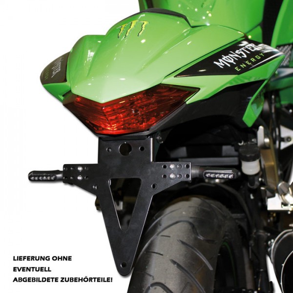 Držák SPZ Kawasaki Ninja 300 (od 2013-2017) a Z300 (od 2015-2017)  