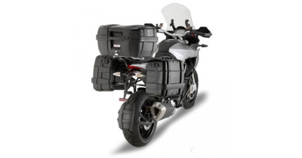 Moto-Kufr Givi TRK 52B, 52L černý s černým hliníkovým víkem MONOKEY