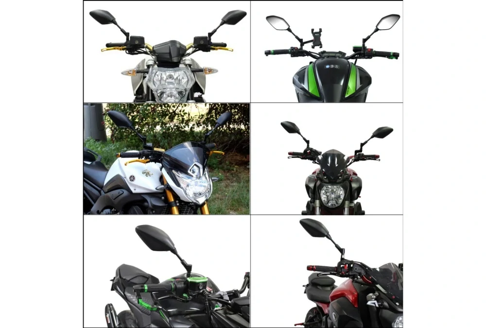 Zrcátko na motorku Oxford Kite, levé