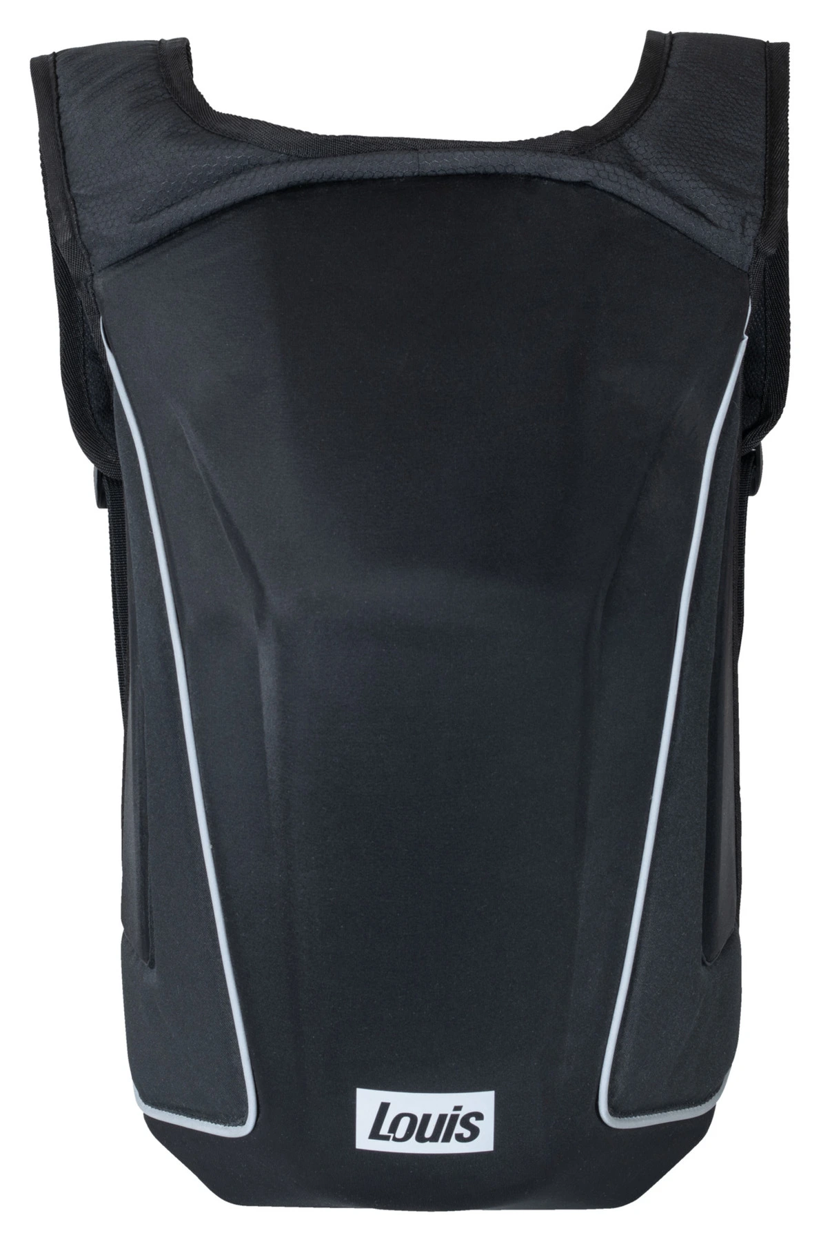 Batoh na motorku Louis "Sport" černý 18 litrů, polotvrdá skořepina