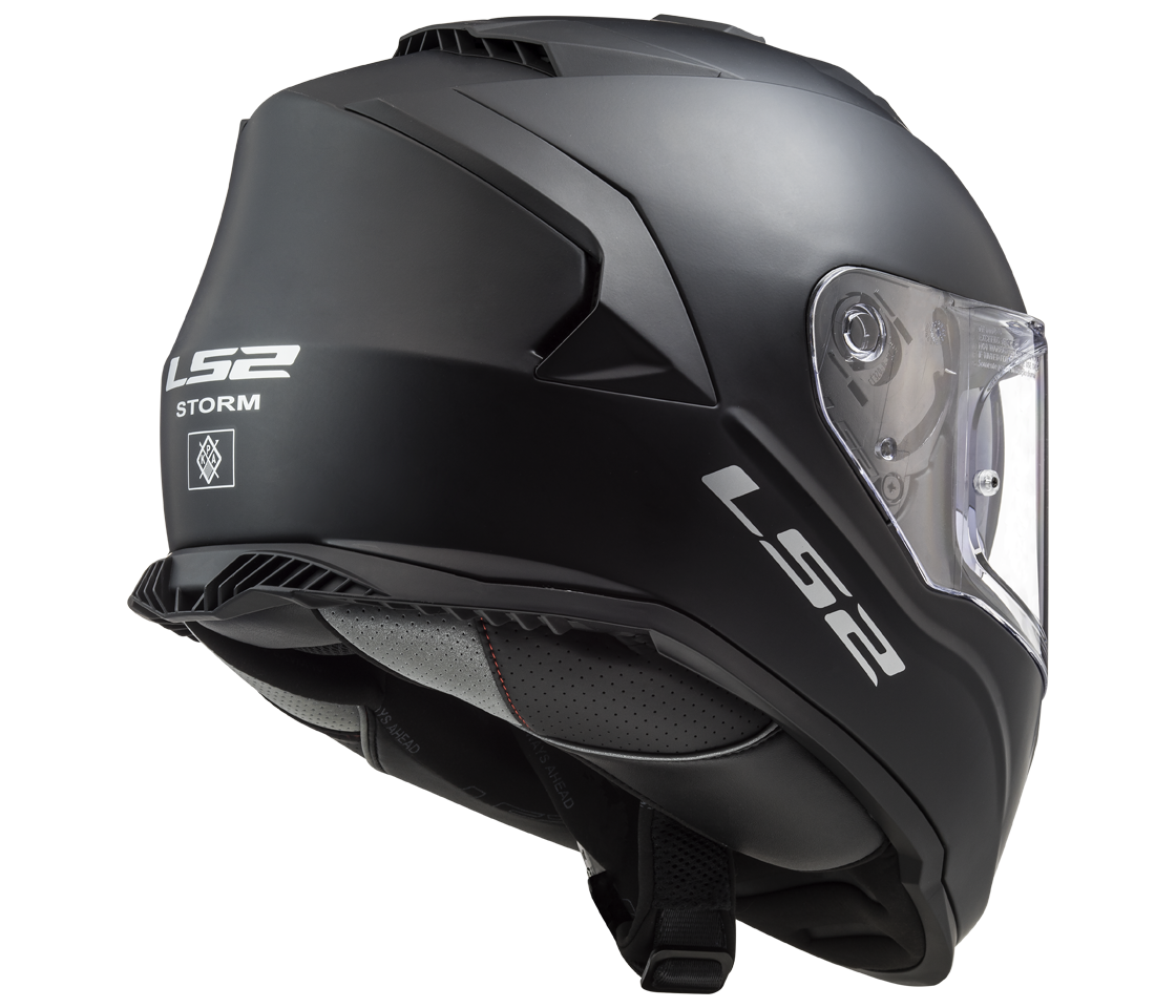 Helma na motorku LS2 FF800 Storm II Solid černá-matná