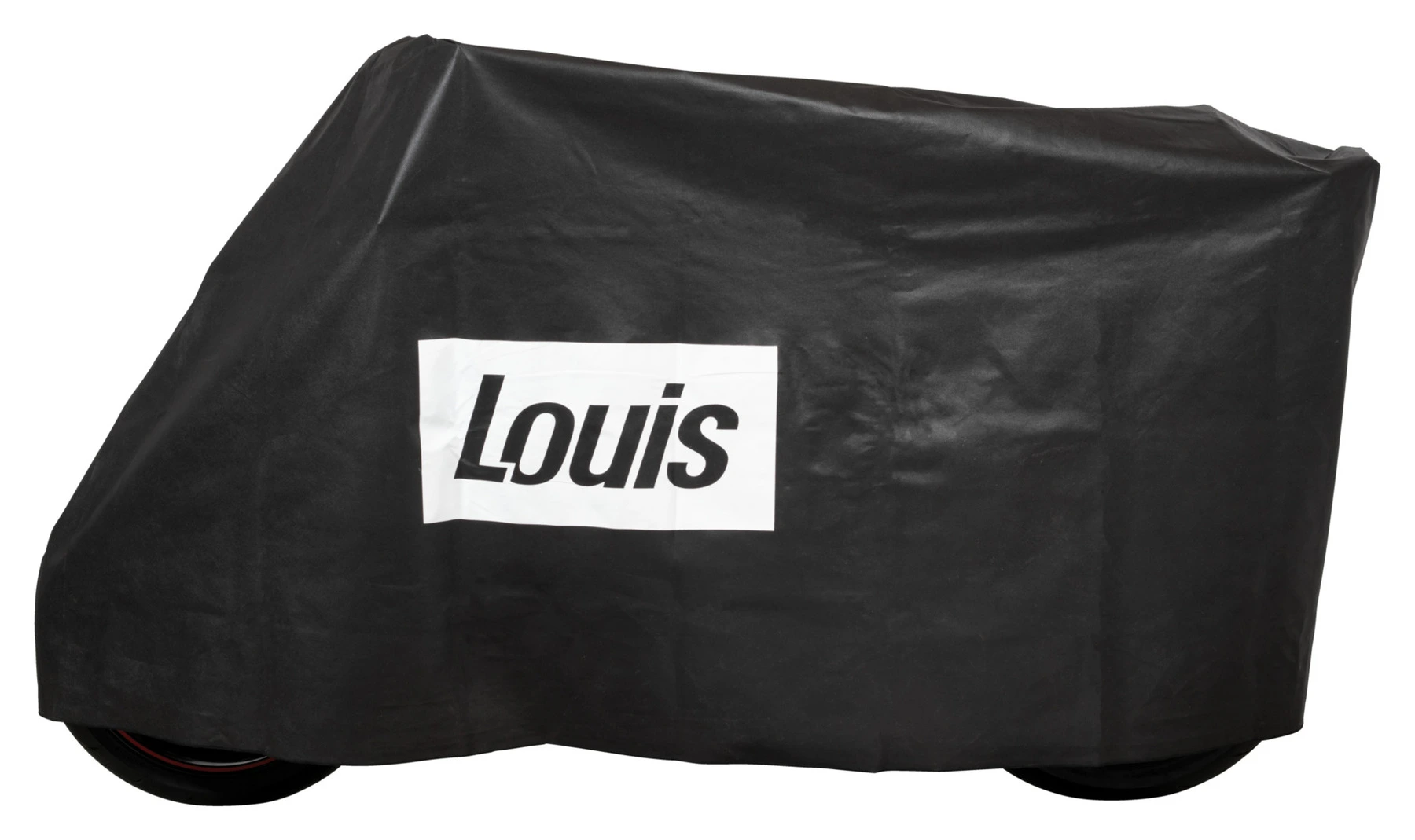 Plachta na motorku (interiérová) do garáže Louis EVO, uni 225 cm černá