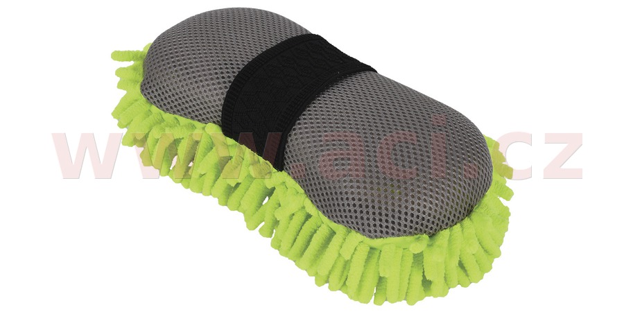 mycí houba NOODLE SPONGE, OXFORD (mikrovlákno, zelená fluo)