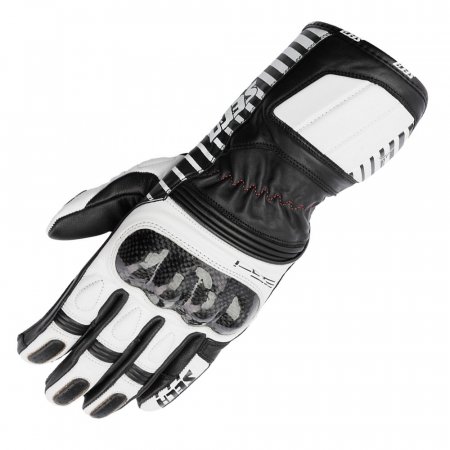 Kožené rukavice na motorku SECA Mercury IV černo-bílé