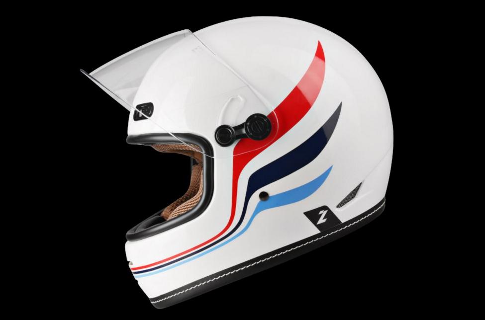 Lazer Oroshi WINGS, retro helma na motorku - v.L