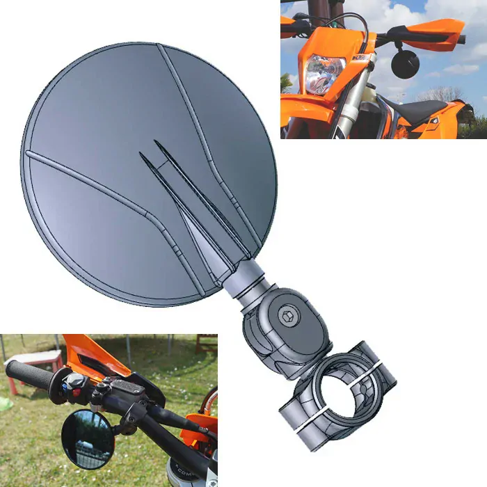 Zrcátko na motorku "SUMO" Flexi (SUPERMOTO/ENDURO)