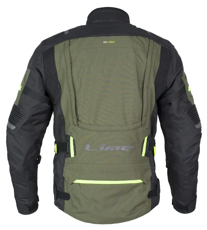 MBW MEMPHIS JACKET GREEN, textilní 3-vrstvá bunda na motorku + DOPRAVA ZDARMA