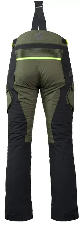 MBW MEMPHIS PANTS GREEN textilní 3-vrstvé kalhoty na motorku, DOPRAVA ZDARMA