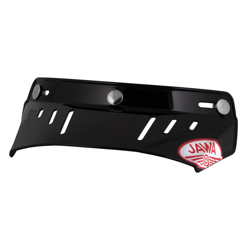 Plochý retro kšilt Cassida OXYGEN JAWA, černý lesklý