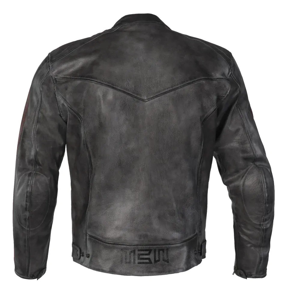 MBW VINTAGE kožená PÁNSKÁ bunda na motorku