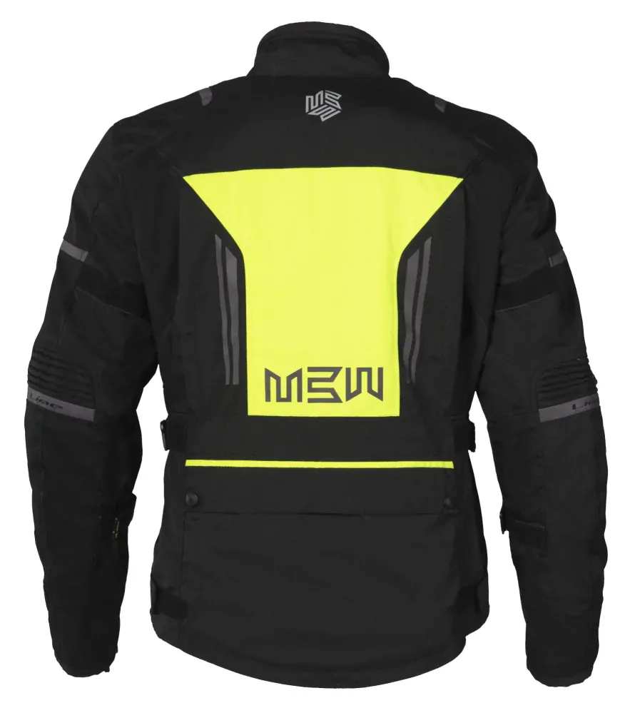 MBW ADVENTURE EVO JACKET YELLOW textilní 3-vrstvá PÁNSKÁ bunda na motorku