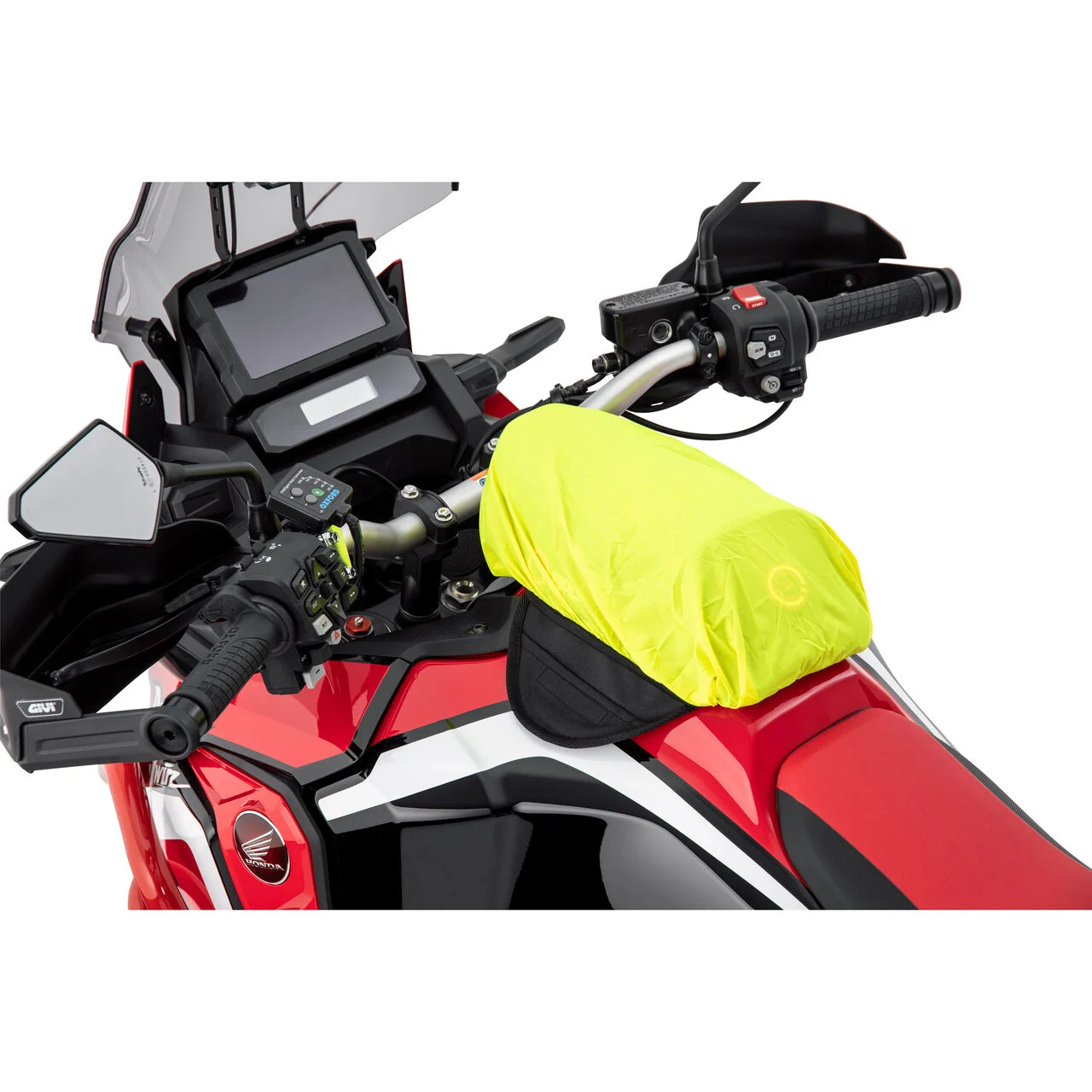 Tankvak (Tankruksak) na motorku QBAG 3L, magnetický/řemenový