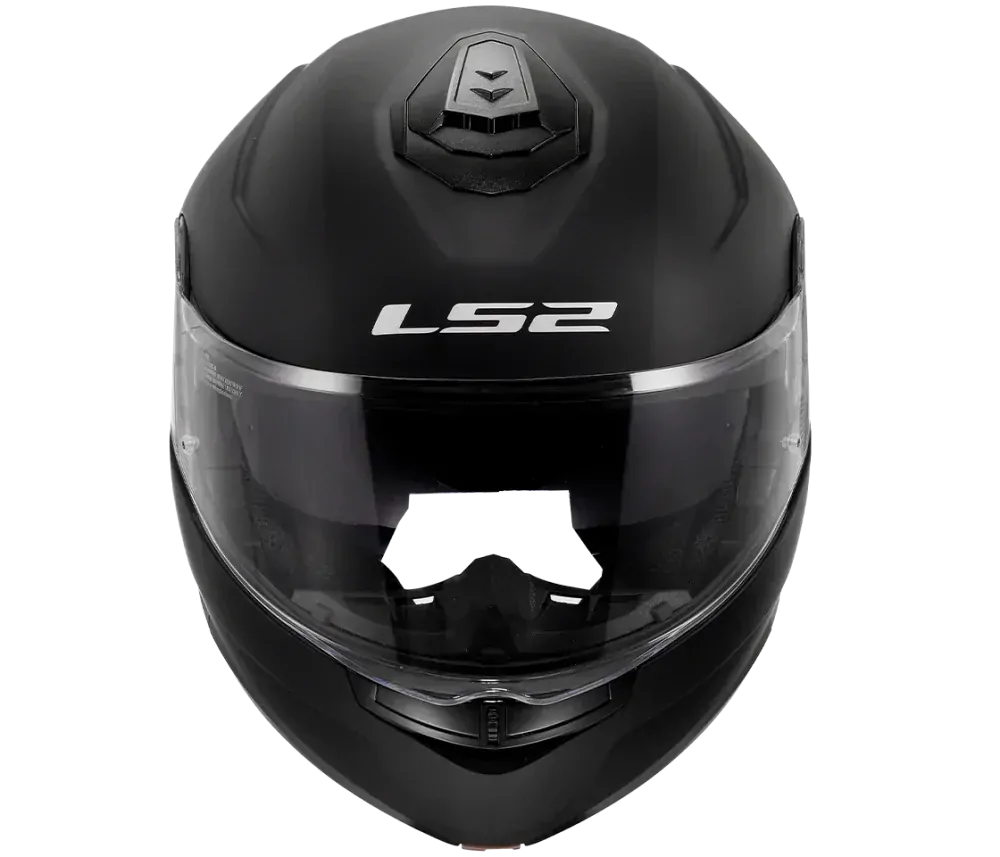 LS2 FF908 STROBE II Solid matt black, výklopná helma na motorku