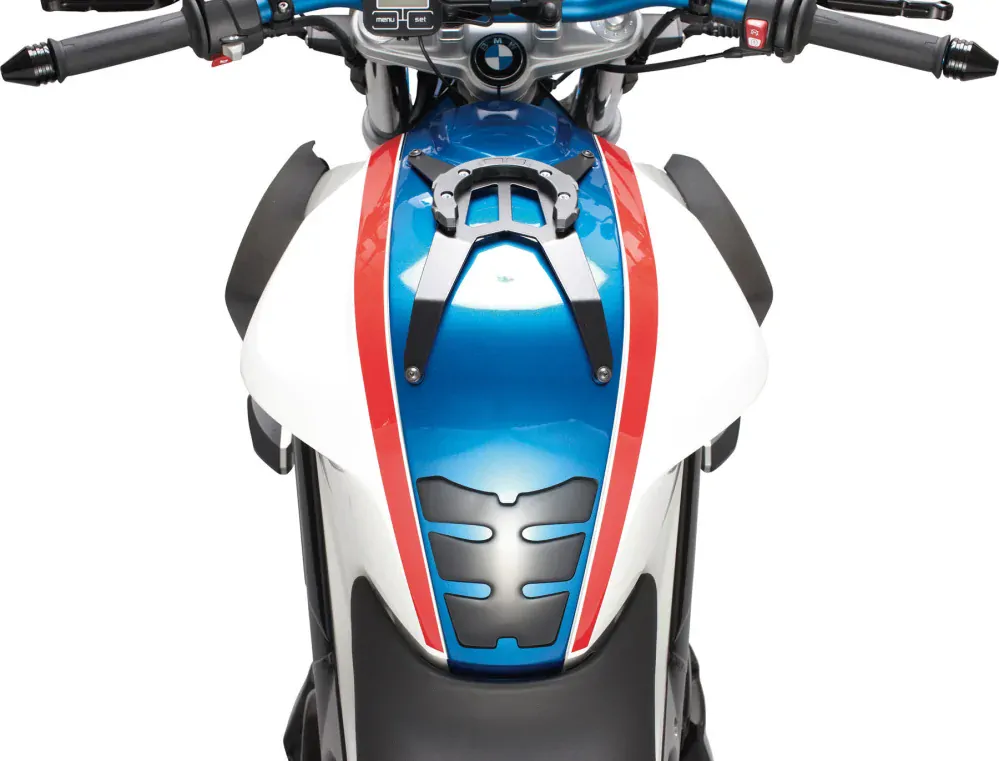 Tankpad na moto nádrž černý, 14 x 13 cm