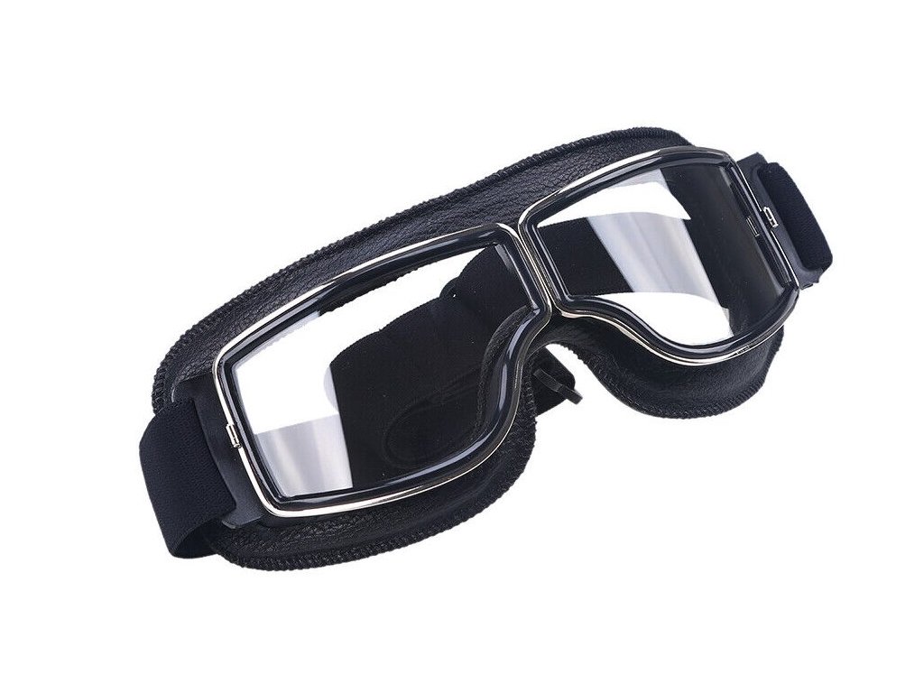 Brýle na motorku TXR Retro černé