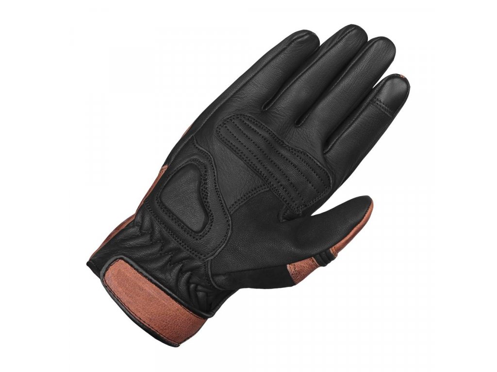 Rukavice na motorku TXR Roko hnědé, retro klasické moto rukavice