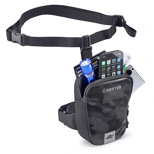 Brašna na nohu KAPPA DR03 DRIFTER, stehenní kapsa na motorku