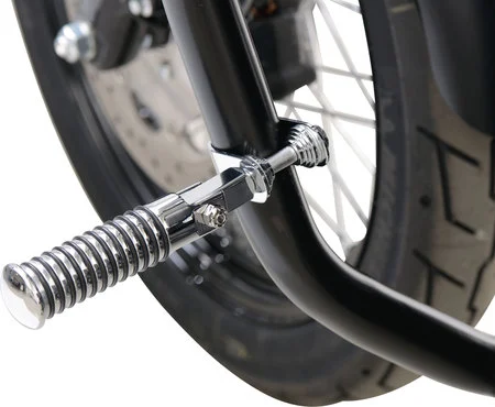 Předkopy na moto "Sundance CHROME" universální chromové, pár