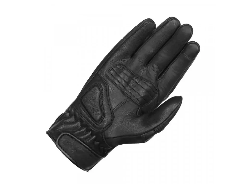 Rukavice na motorku TXR Roko černé, retro klasické moto rukavice