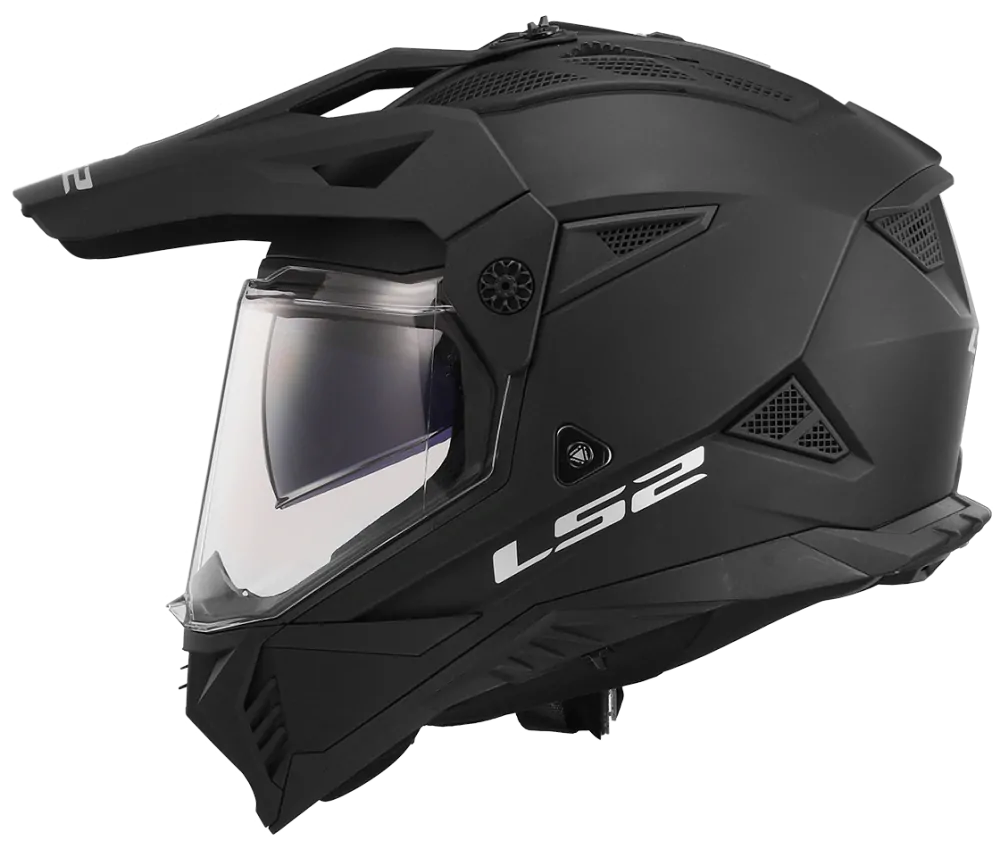 Enduro helma na motorku LS2 MX702 PIONEER II Solid matt black