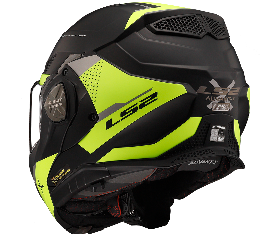 LS2 FF901 ADVANT X OBLIVION Matt Black H-V, překlápěcí helma na motorku