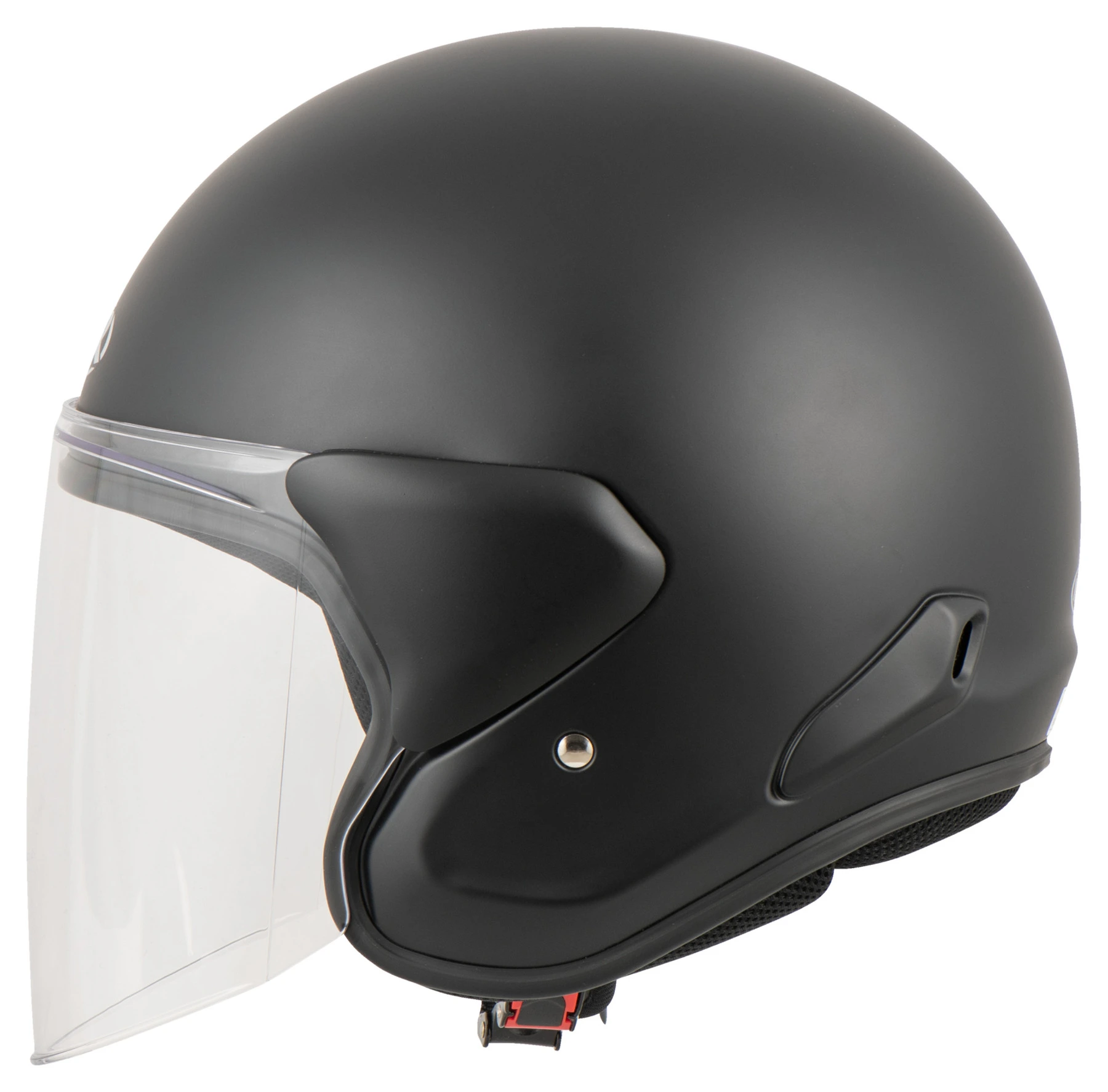 Helma na motorku MTR DX3, otevřená JET helma černá matná