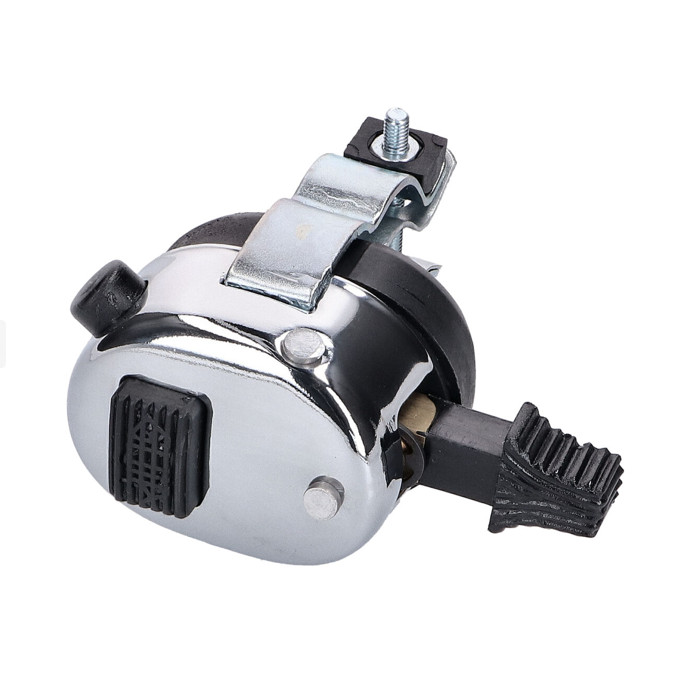 Universální přepínač blinkrů, klaksonu a světel na motorku, chrom