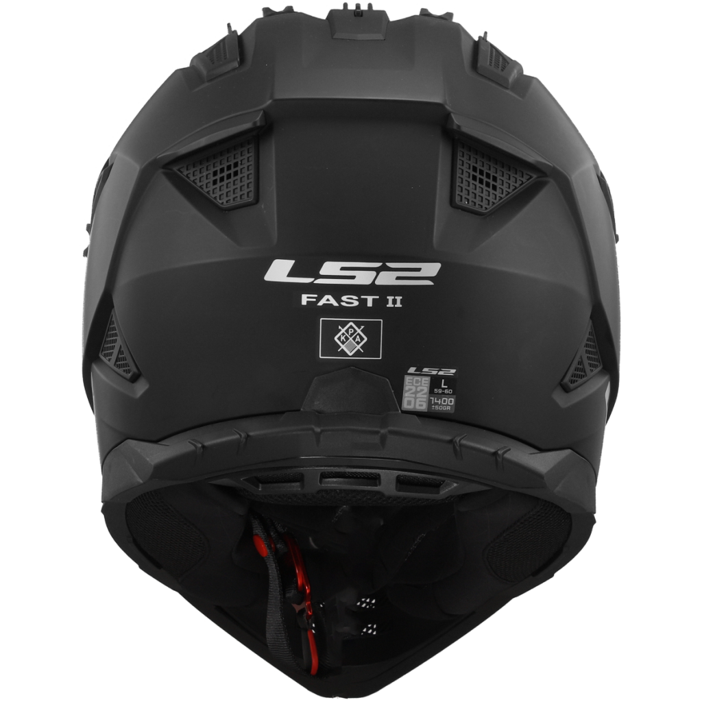 Motokrosová helma na motorku LS2 MX708 FAST II SOLID MATT BLACK