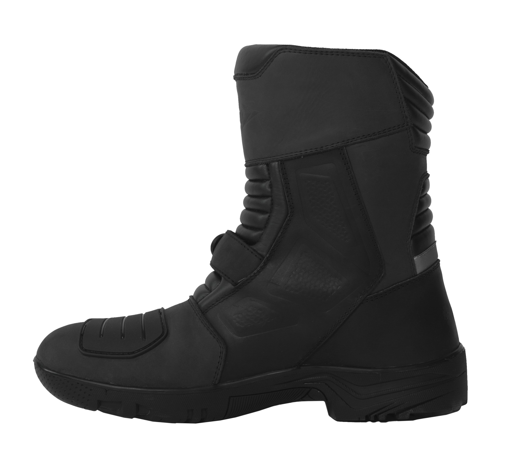 Boty na motorku MBW SIERRA Black, kožené