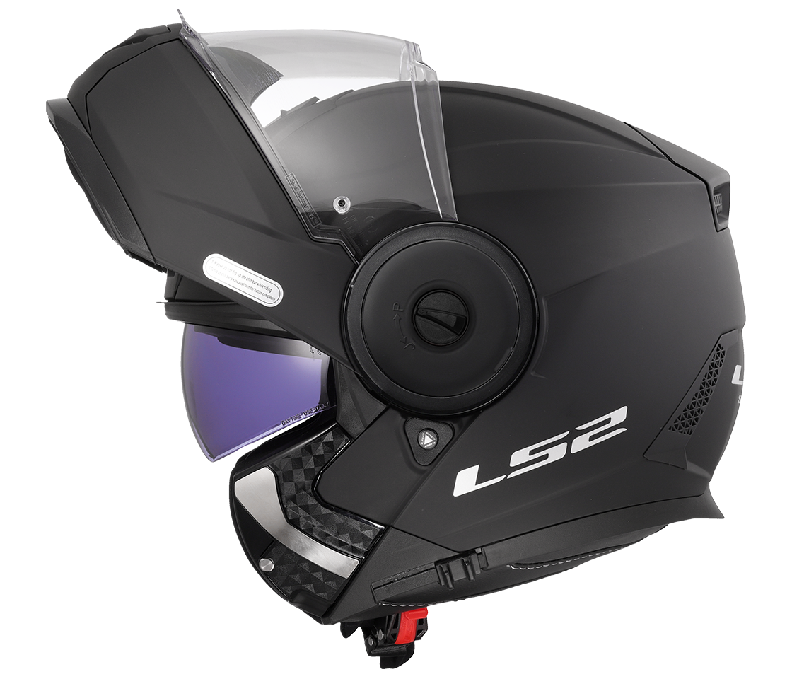 LS2 FF902 SCOPE II SOLID Matt Black, výklopná helma na motorku + PINLOCK v ceně