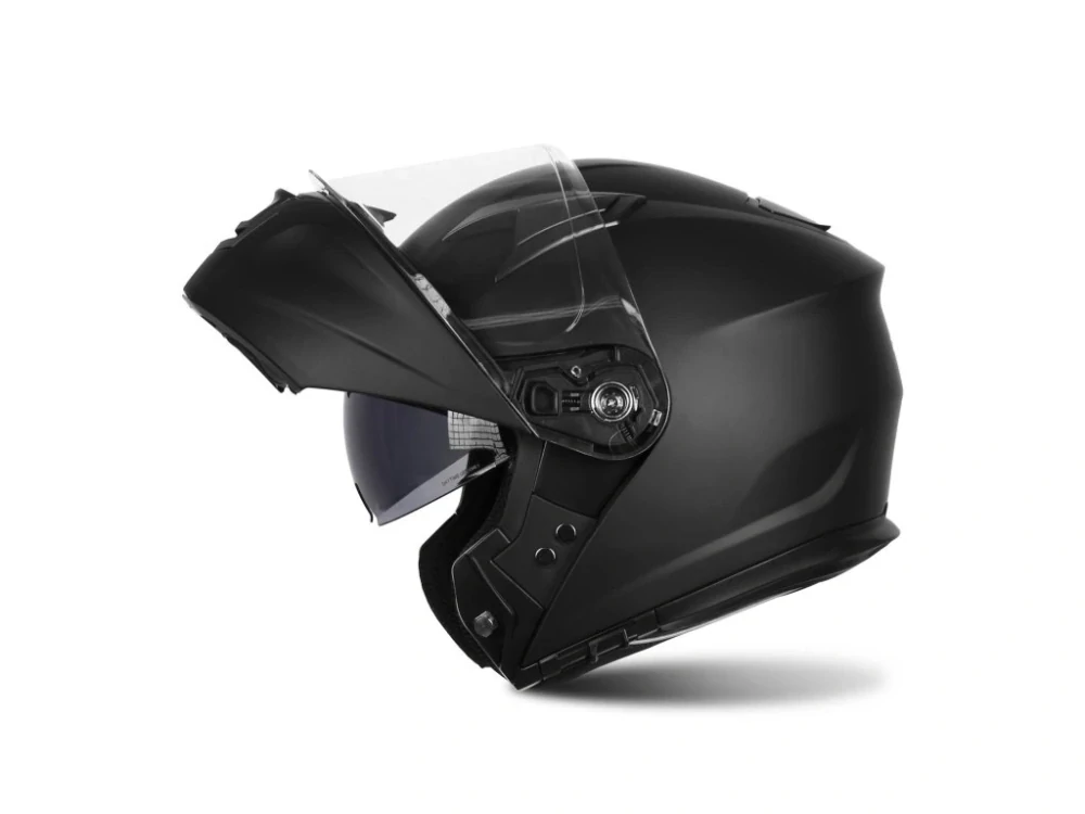 Výklopná přilba na motorku TXR Rival černá matná